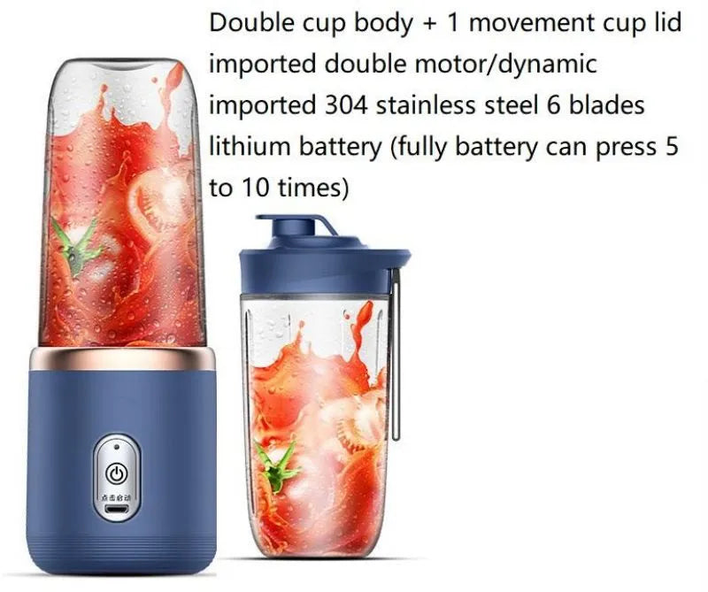 6 Blades Portable Juicer